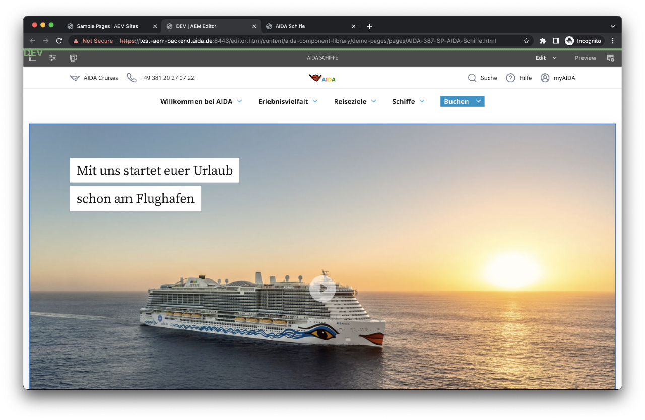 Compare original page