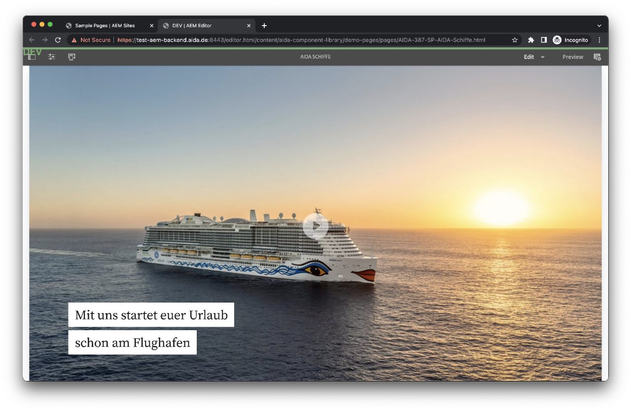 Your changes are ready on published page