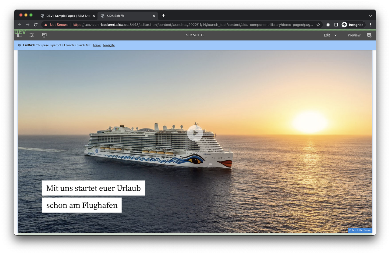 Modify the component