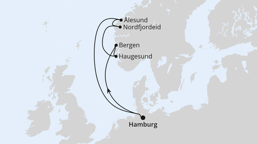 Routenverlauf Midsummer@Sea