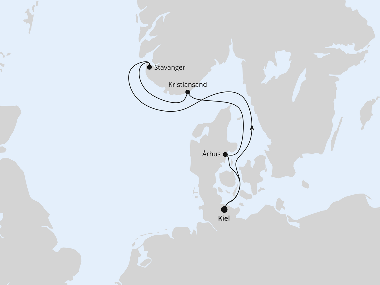 Kurzreise nach Südnorwegen ab Kiel