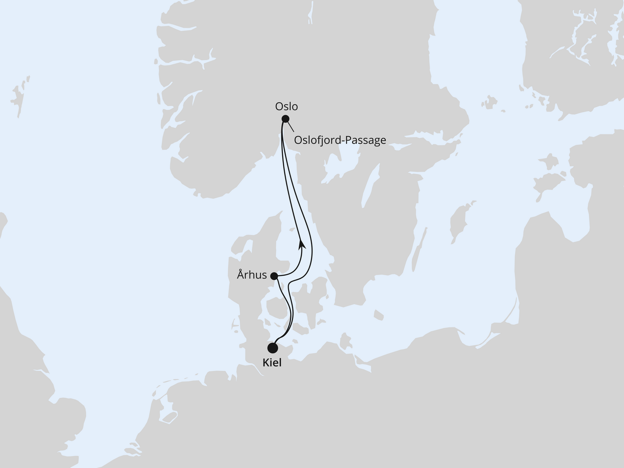 Kurzreise nach Oslo ab Kiel