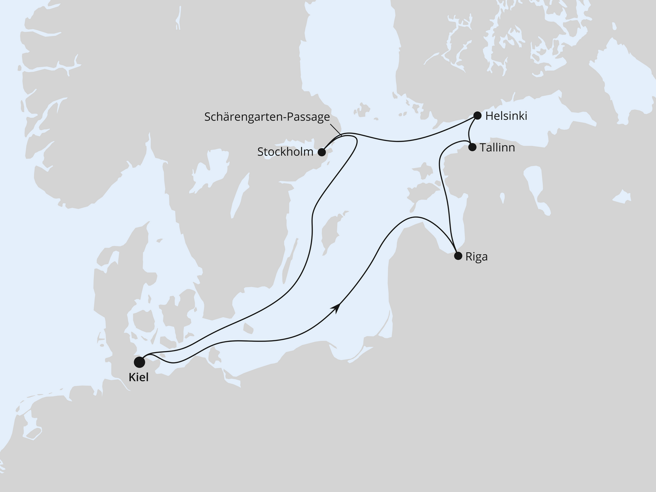 Weihnachtsmärkte in der Ostsee ab Kiel 2