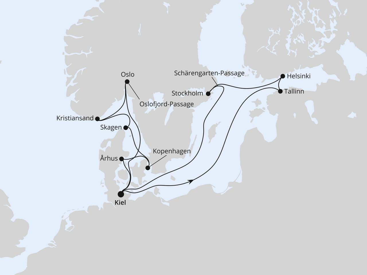 Highlights der Nord- & Ostseeküste ab Kiel