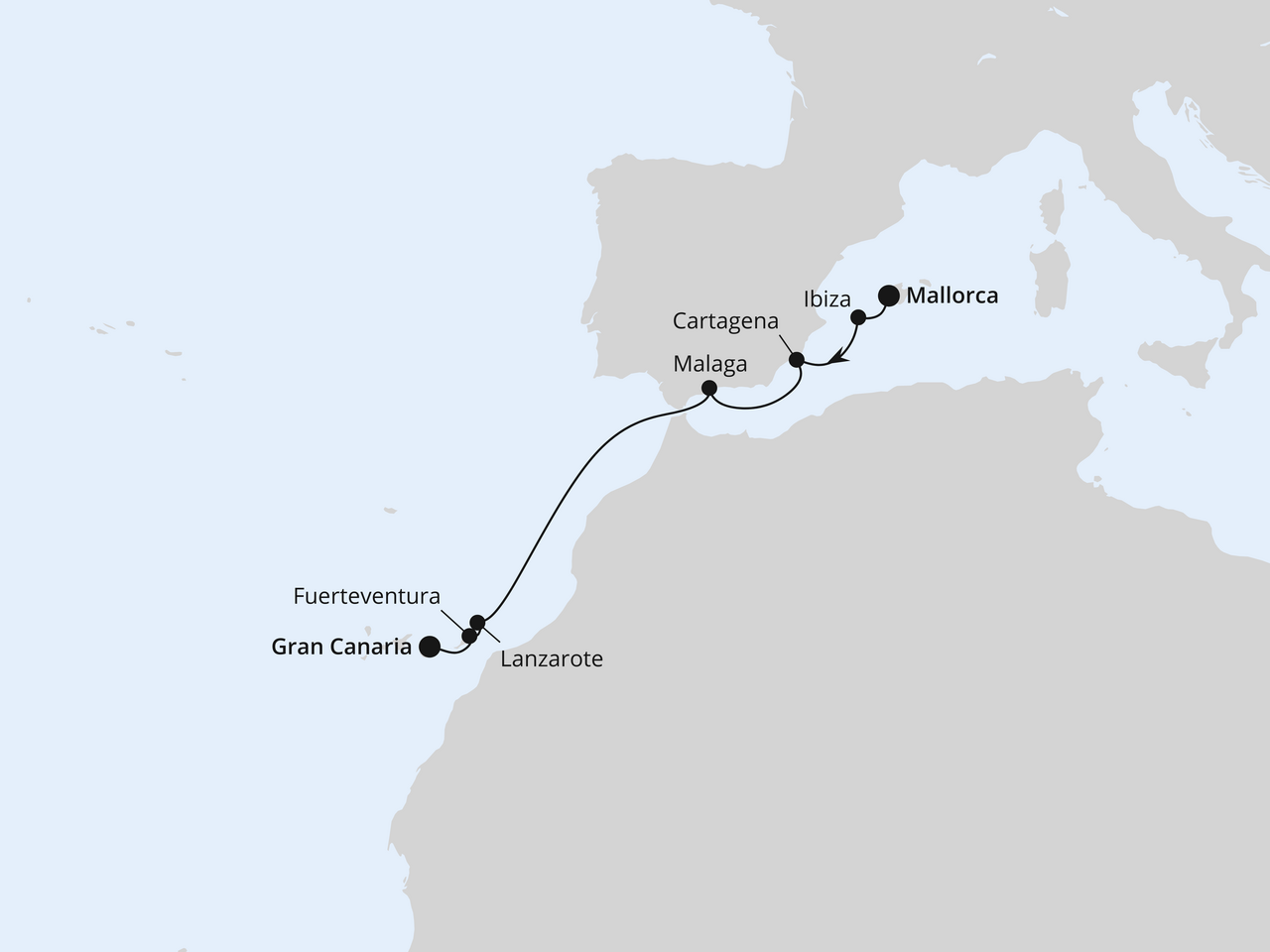Andalusien & Kanaren ab Mallorca