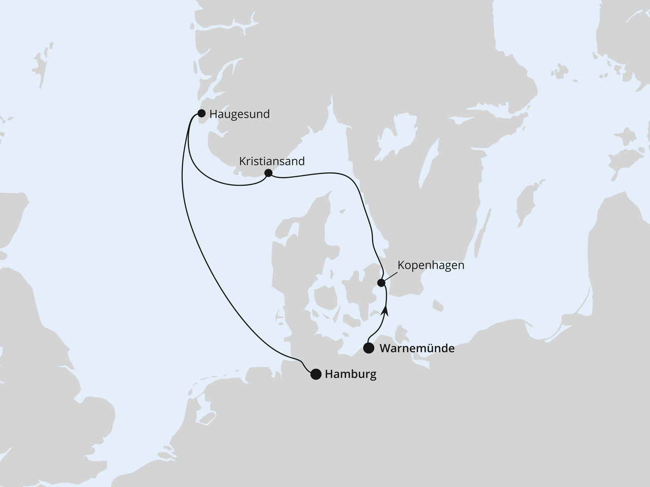 Kurzreise nach Norwegen & Dänemark ab Warnemünde