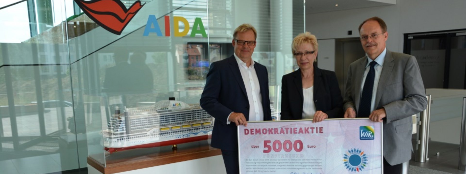 AIDA unterstützt Demokratie-Initiative „WIR. Erfolg braucht Vielfalt“